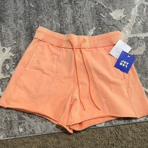 JoyLab Peach Mid-Rise French Terry Shorts
